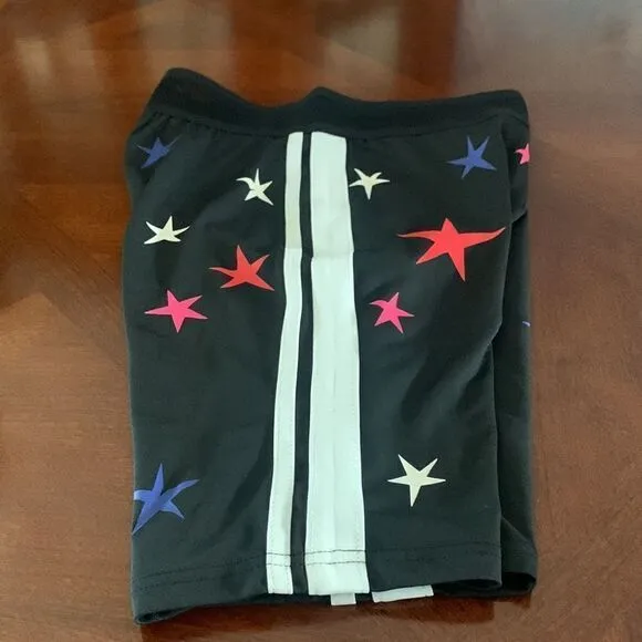 Pam&amp;Gela star biker shorts sizes Petite, NWT