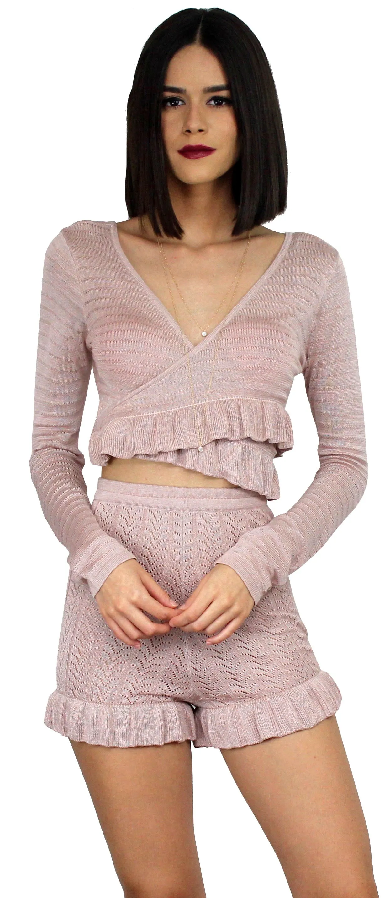 Park City Rose Woven Two-Piece Set