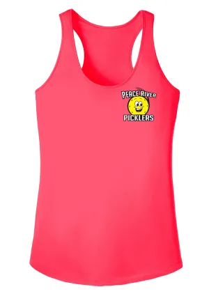 Peace River Picklers Pickleball Ladies Performance Racerback Shirt - Design 1 2021