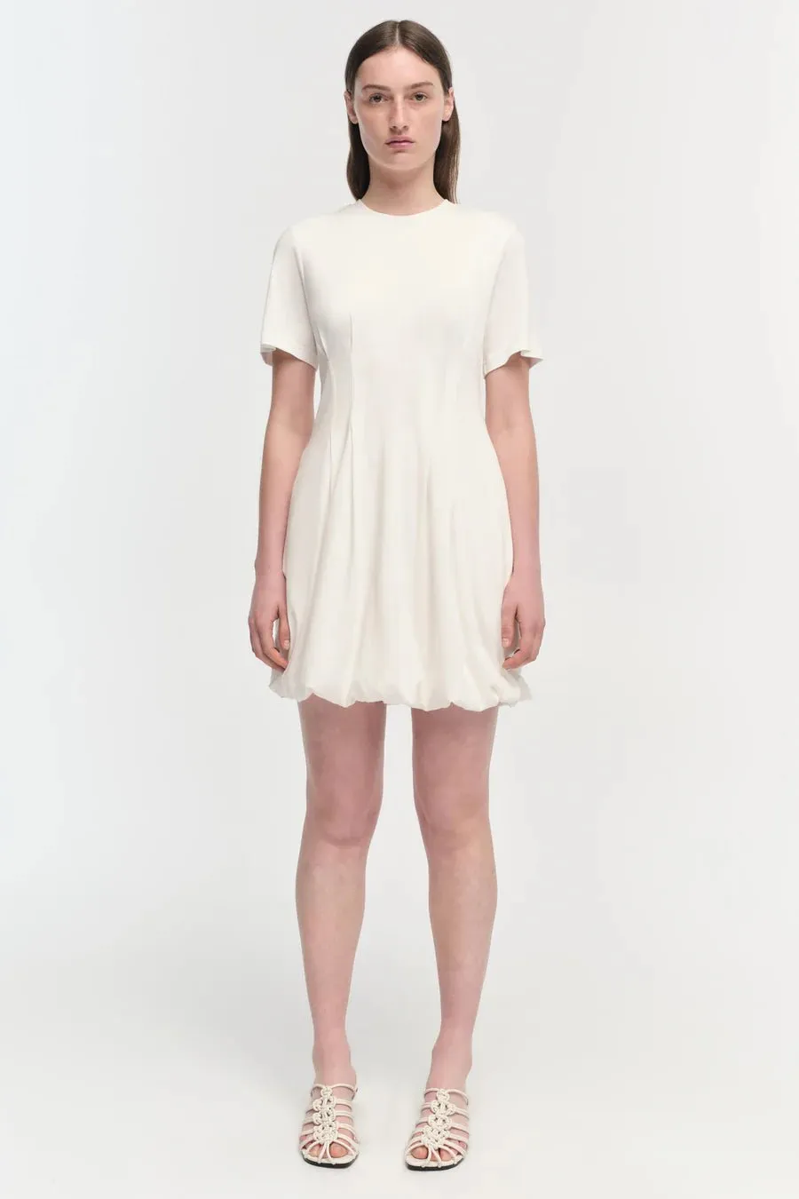 PEARSON BUBBLE HEM MINI DRESS