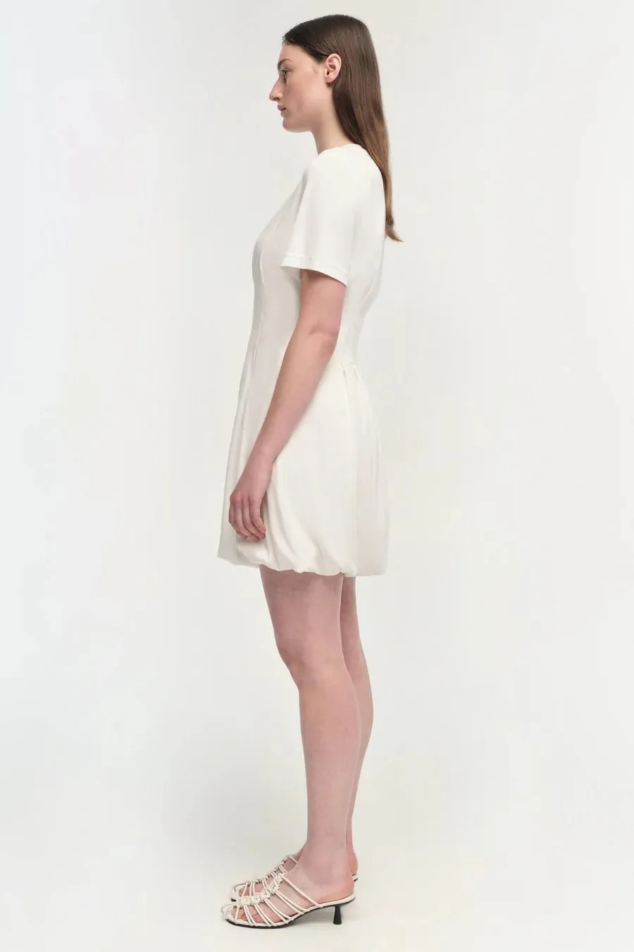 PEARSON BUBBLE HEM MINI DRESS