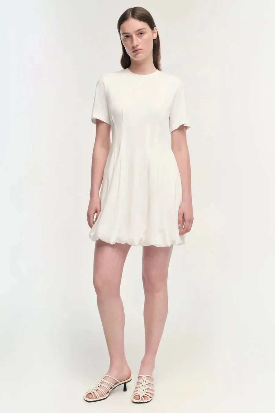 PEARSON BUBBLE HEM MINI DRESS