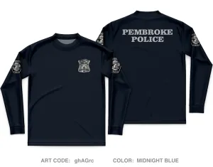 Pembroke Police Department Core Men's LS Performance Tee - ghAGrc