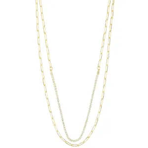 Pilgrim Rowan 2-in-1 Gold Layered Necklace