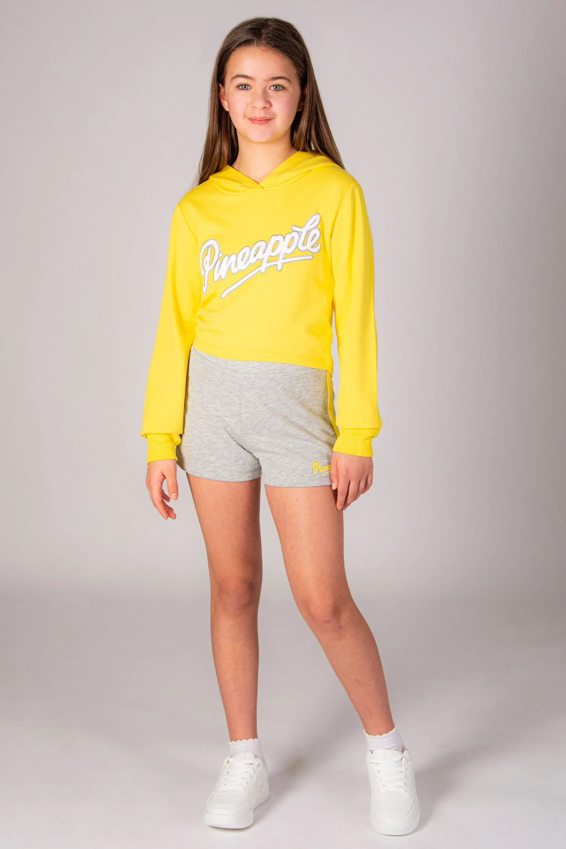 Pineapple Logo Crop Hoodie