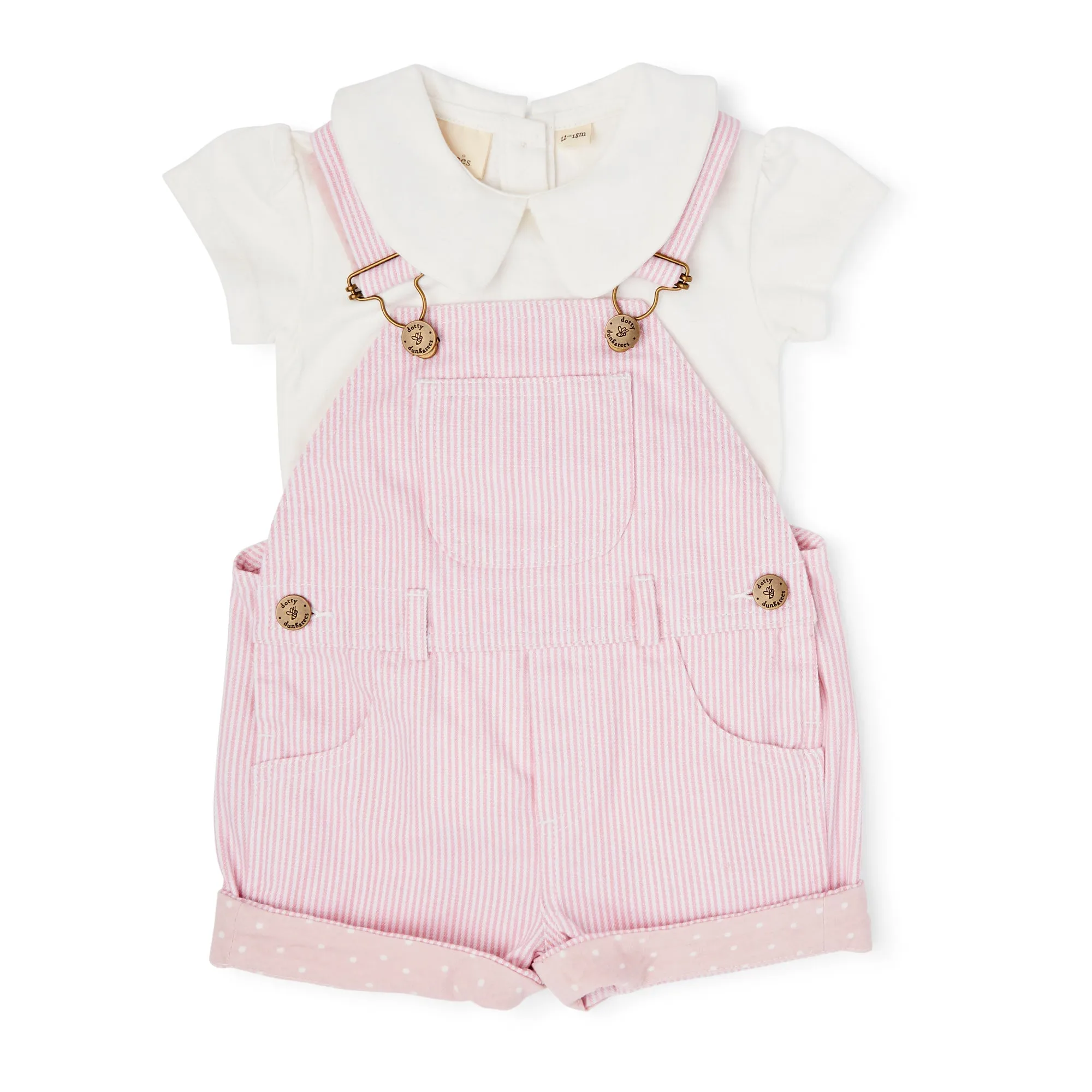 Pink Stripe Shorts