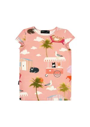 Pink Summer T-shirt - LAST ONE - 2-4 years