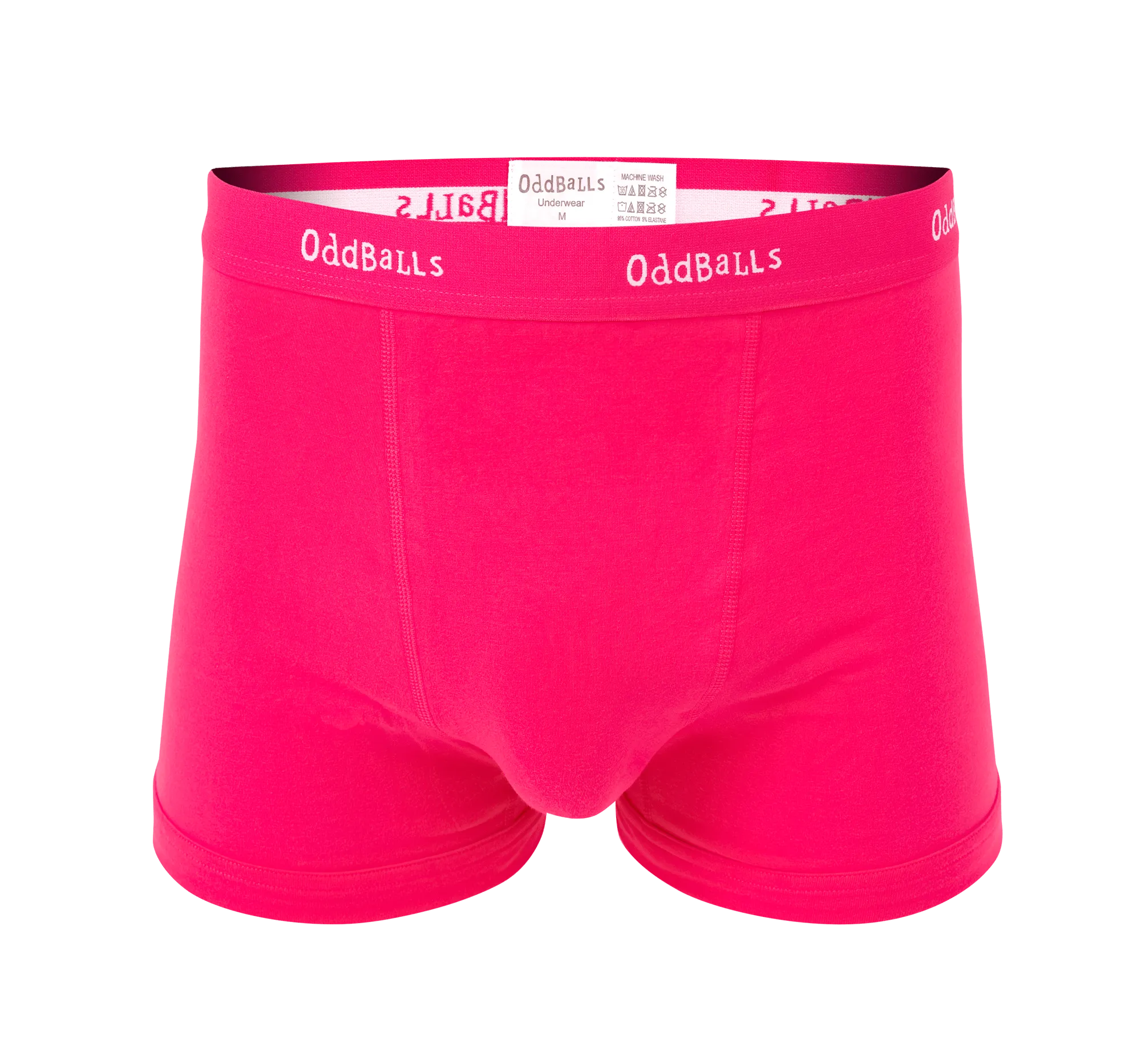 Pink/White - Mens Boxer Shorts