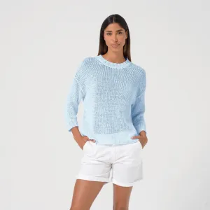 Poppy Crew Knit in Aria