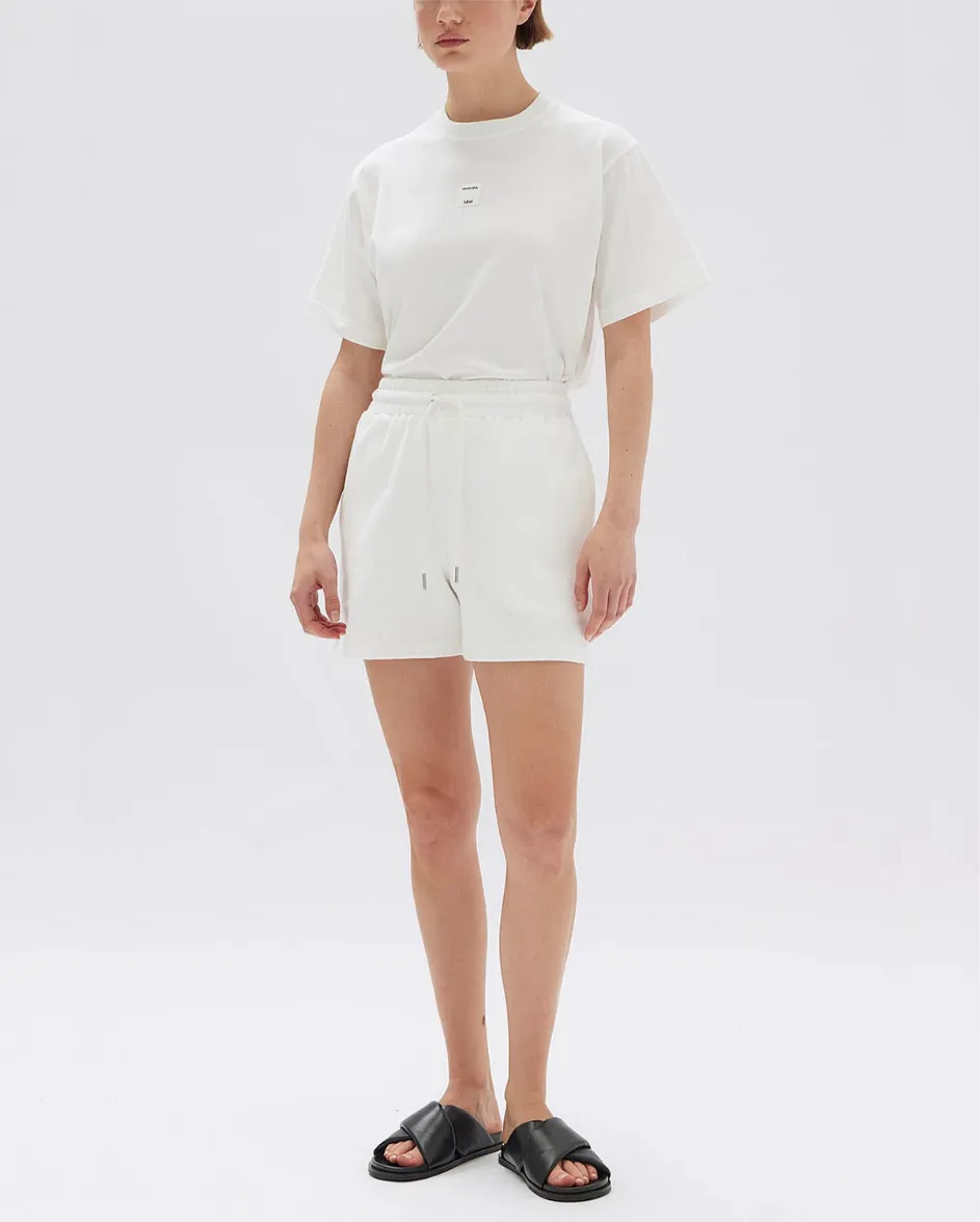 Poppy Textured Short White