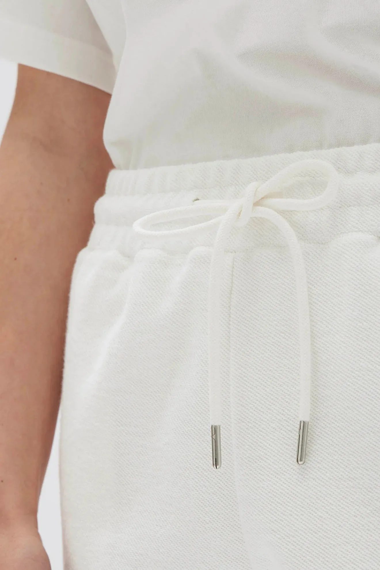 Poppy Textured Short White