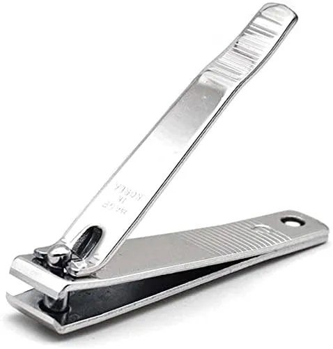 PrettyClaw | Nail Clipper Sharp Edge Finger Toe Nail Cutter Nail Trimmer Stainless Steel (Straight Edge)