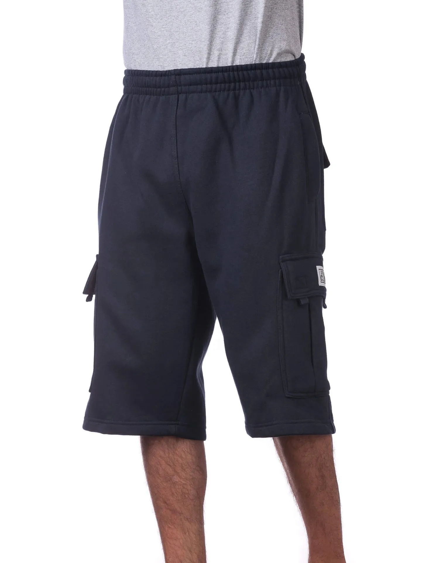 Pro Club FLEECE CARGO SHORTS - NAVY