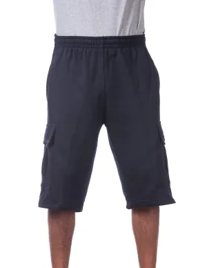Pro Club FLEECE CARGO SHORTS - NAVY