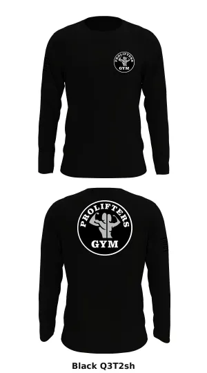 PROLIFTS Store 1 Core Men's LS Performance Tee - Q3T2sh