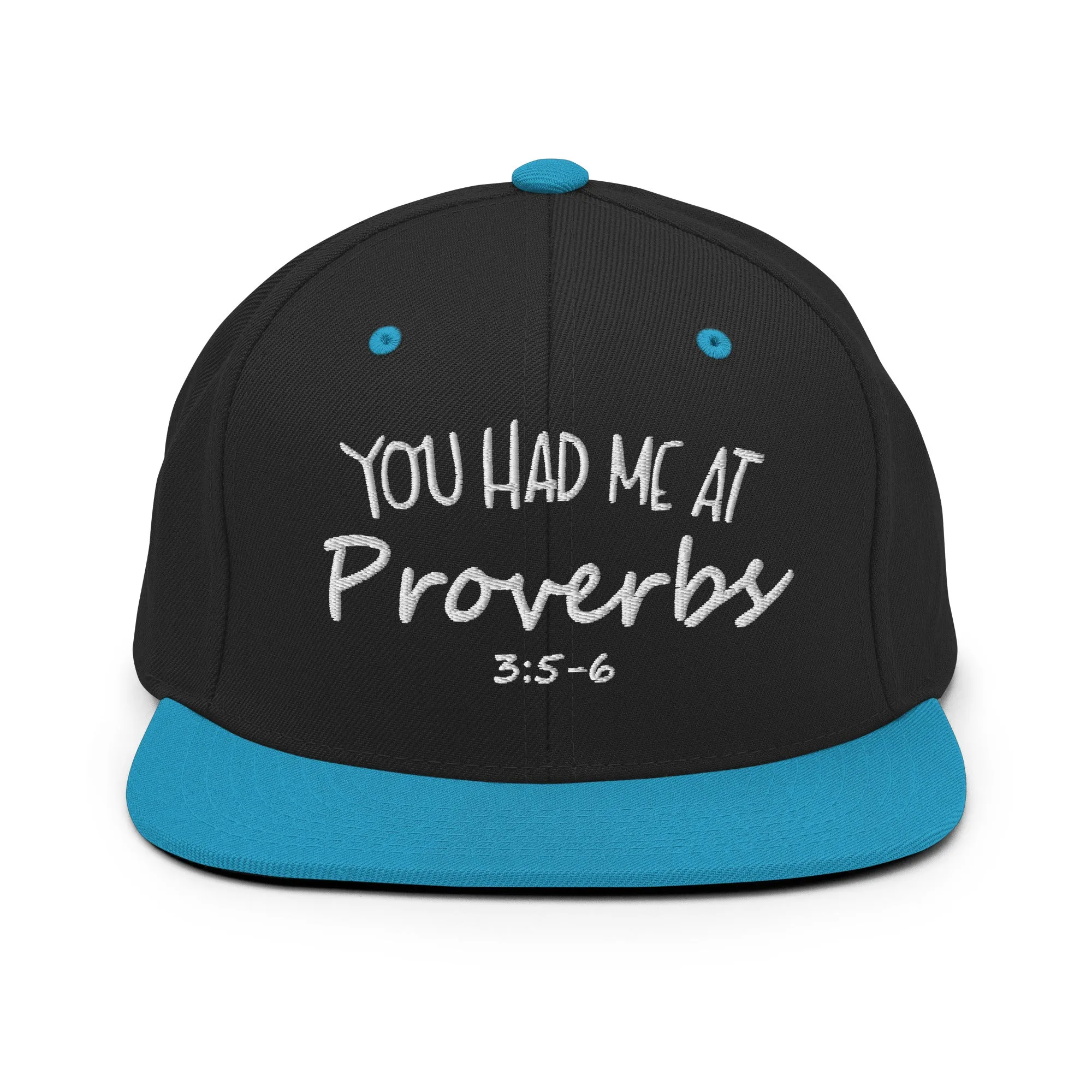 Proverbs 3:5-6 Snapback Hat