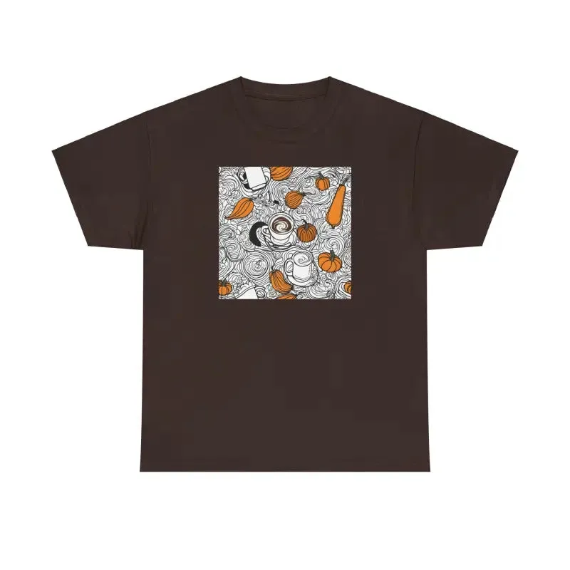 Pumpkin Spice Latte Deluxe t Shirt for Fall Magic