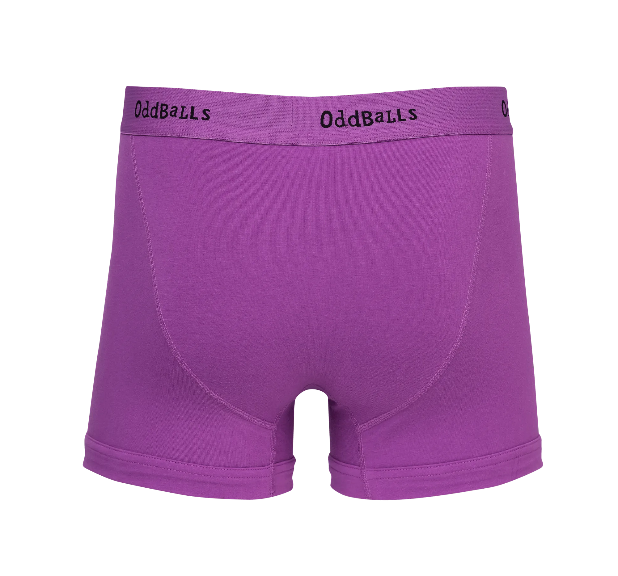 Purple & Black - Mens Boxer Shorts