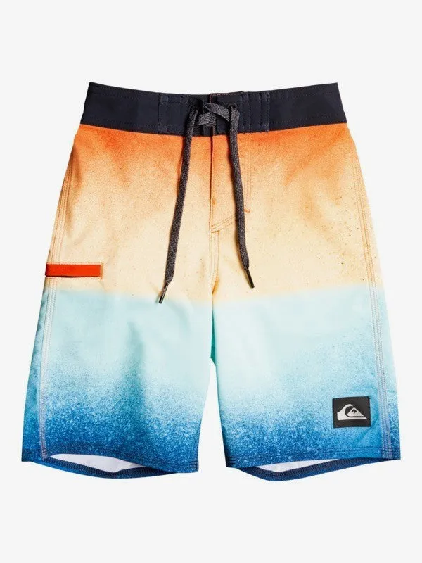 Quiksilver Little Boys Surfsilk Slab 14" Recycled Boardshorts