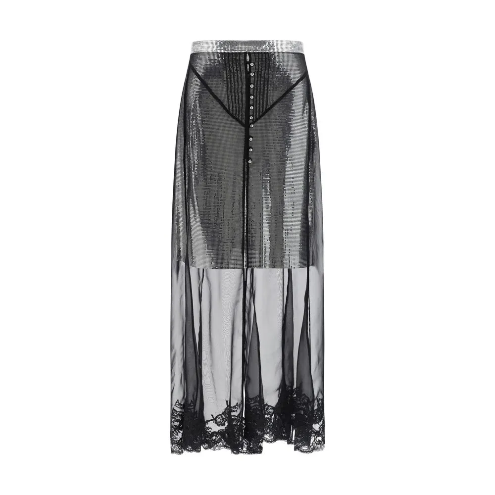 Rabanne Jupe Long Skirt