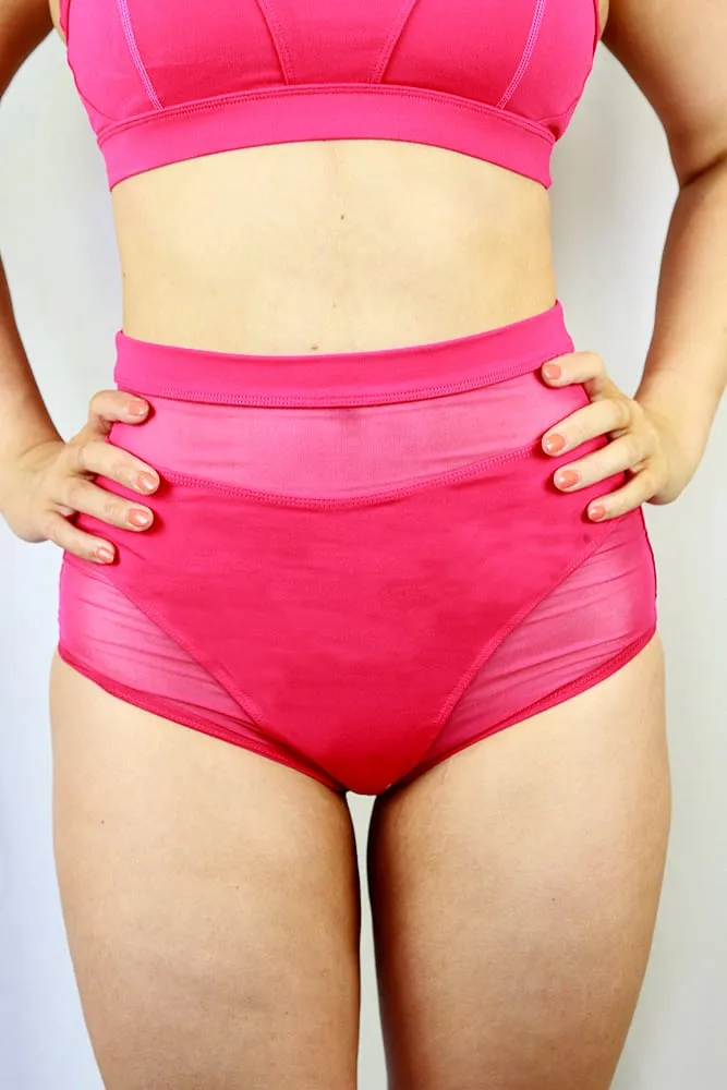 Rarr Maddox Super High Waist Short - Blue