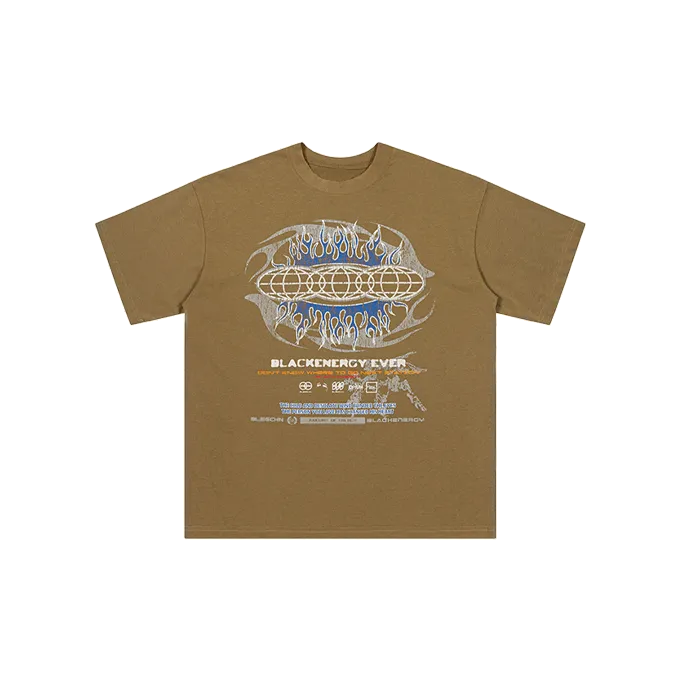 Retro motorcycle print TEE-D481 | Inspanda
