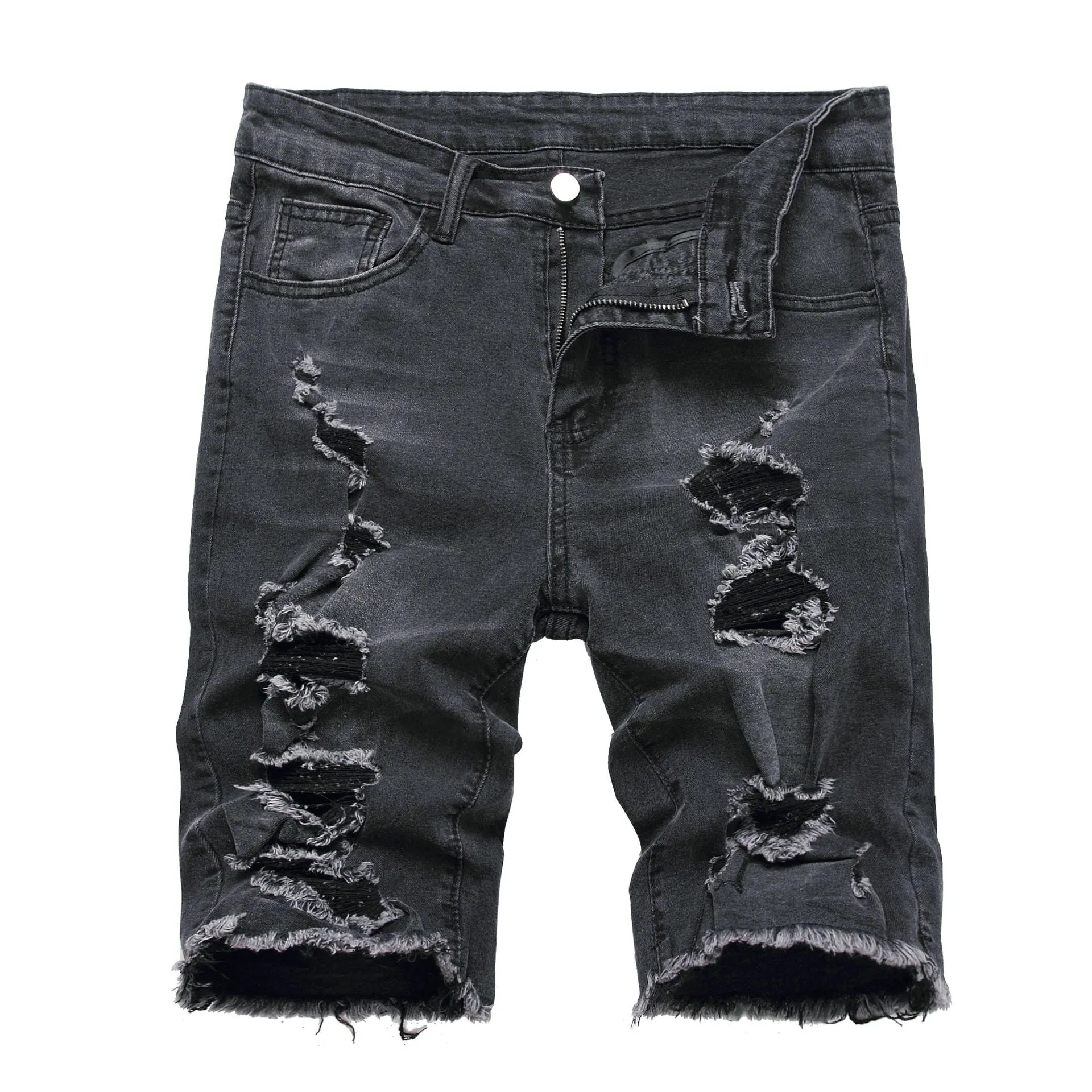 Retro ripped jeans-D431 | Inspanda