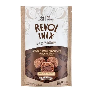 Revol Snax - Double Dark Chocolate Bites