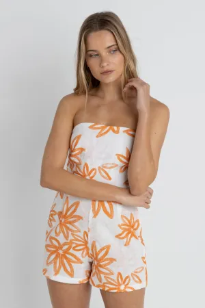 Rhythm Sanctuary Floral Strapless Romper