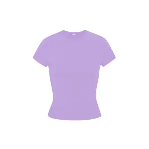 Ribbed Short Sleeve - Lilac