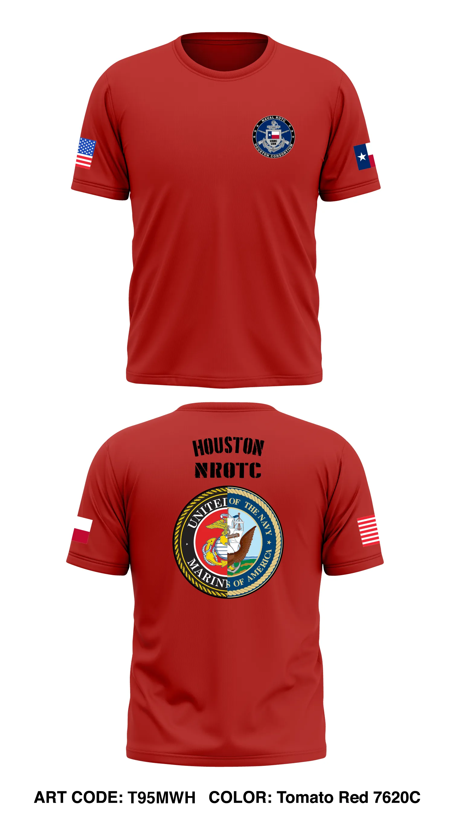 Rice NROTC Store 1 Core Men's SS Performance Tee - T95MWH
