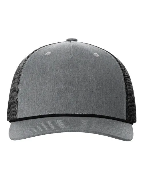 Richardson - Five-Panel Trucker with Rope Cap (with logo)