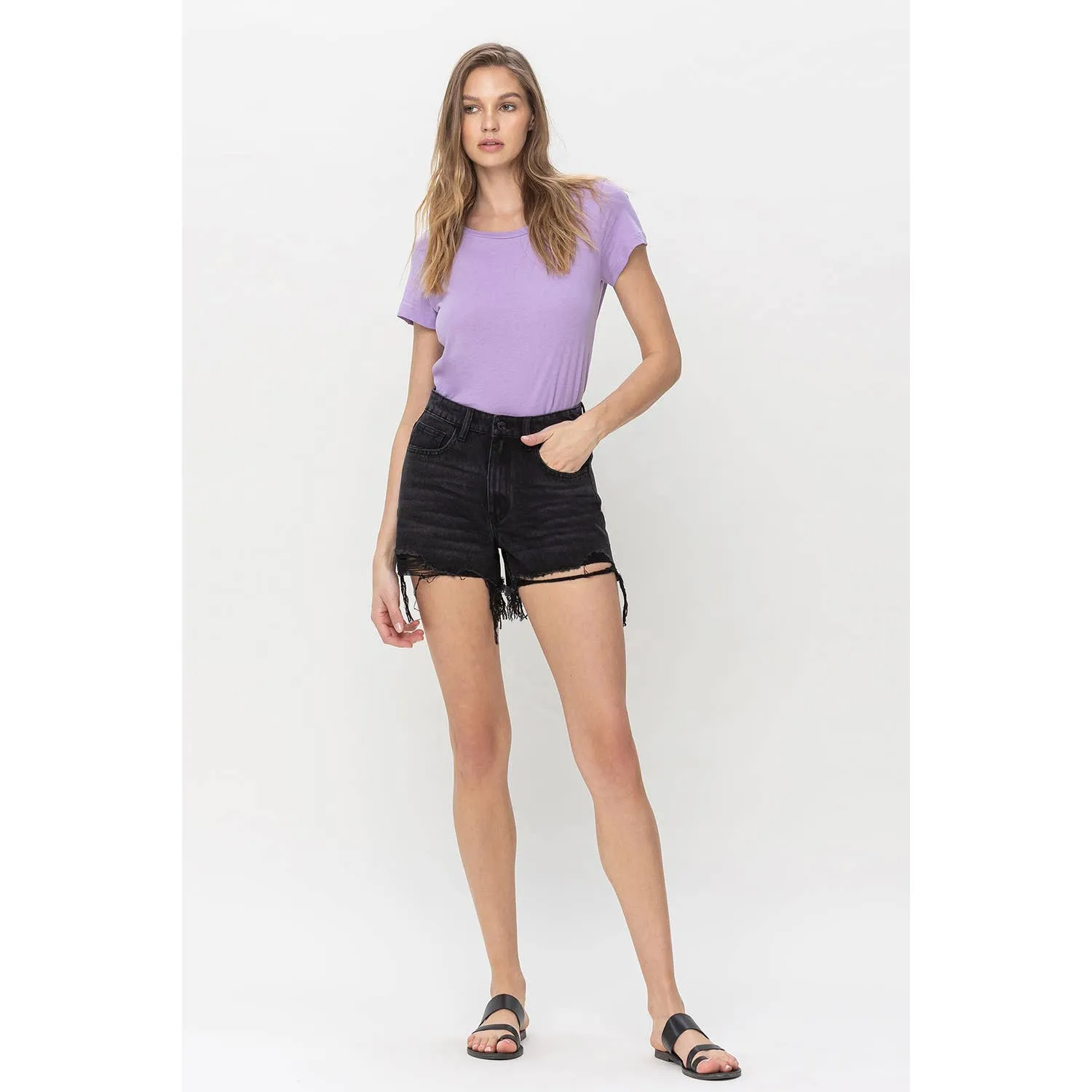 Romy High Rise Vintage Shorts