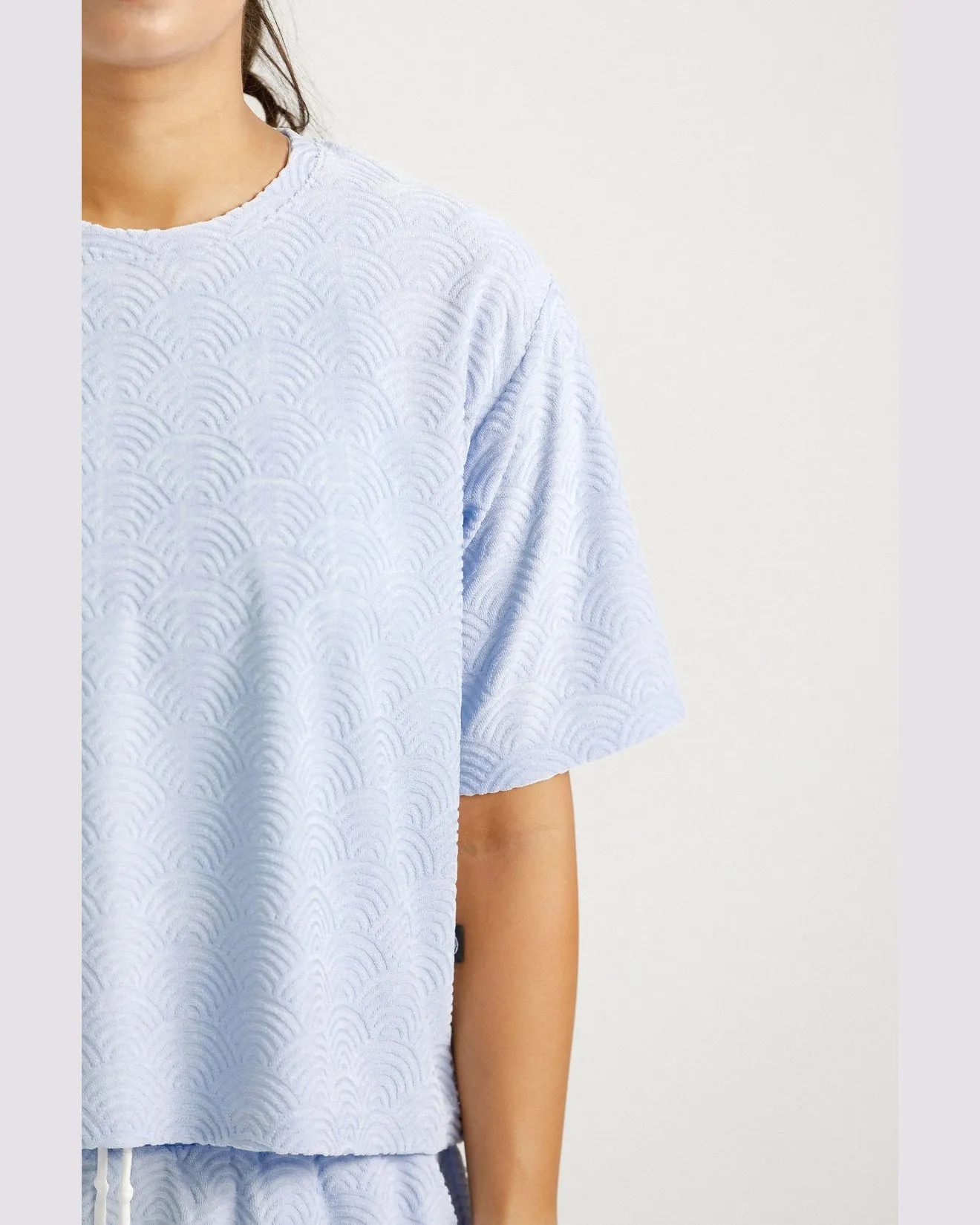 Rose Road Asher Tee - Sapphire Sky