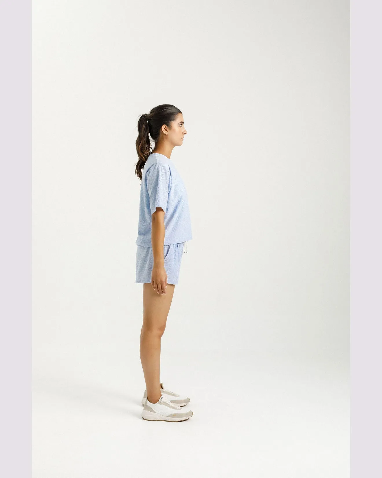 Rose Road Asher Tee - Sapphire Sky