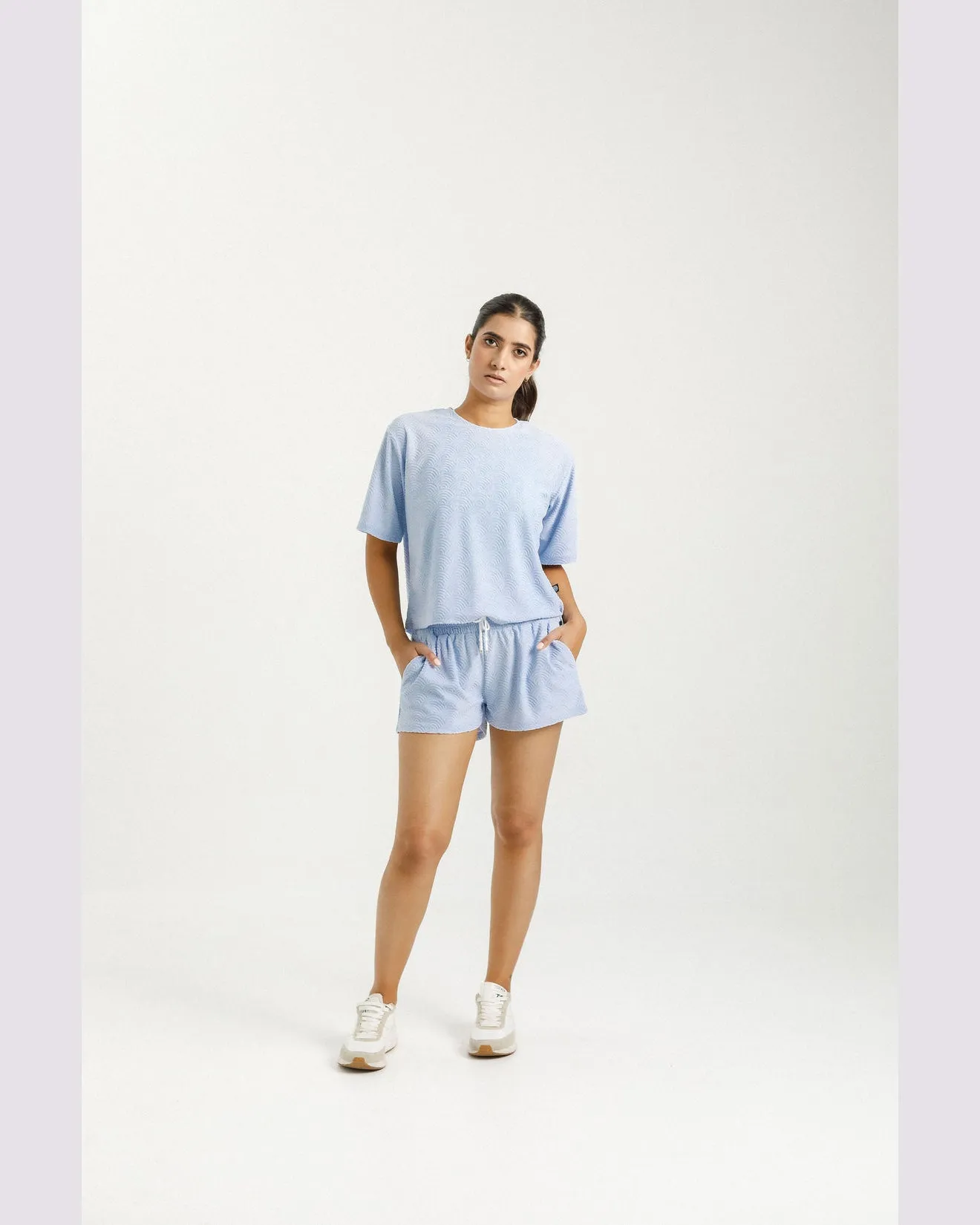 Rose Road Asher Tee - Sapphire Sky
