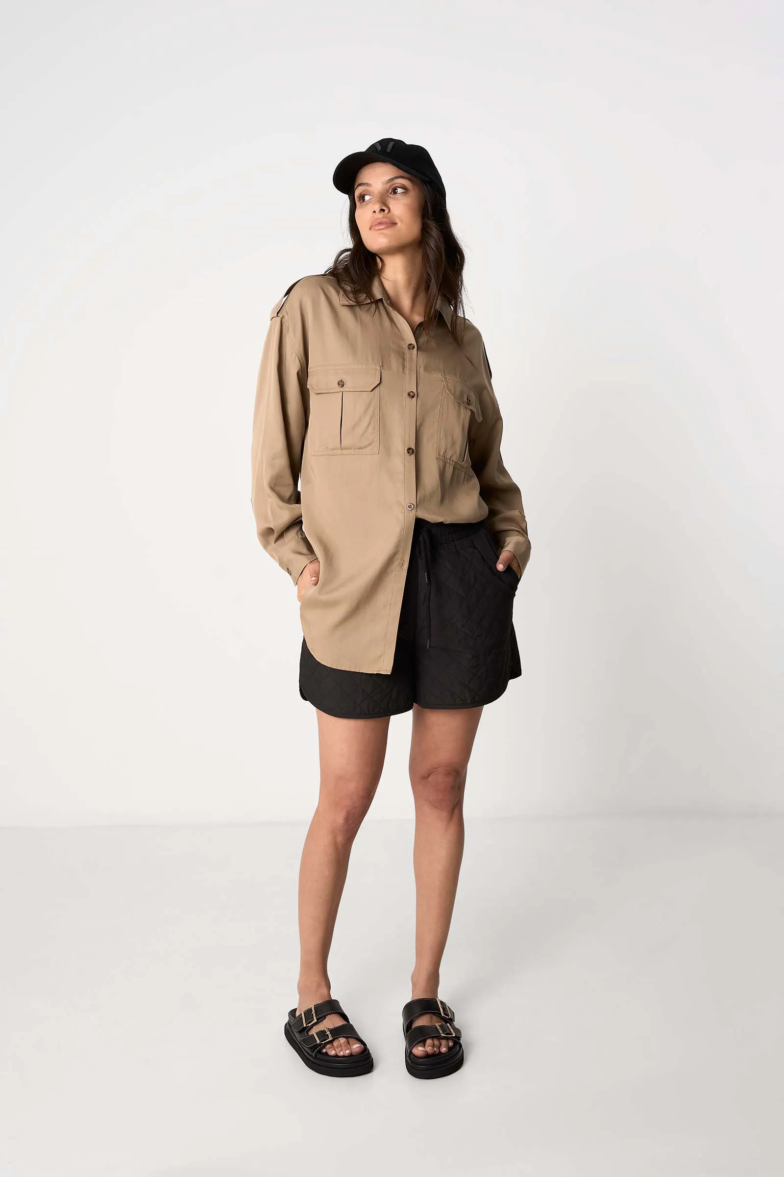 Routine Shirt - Nude