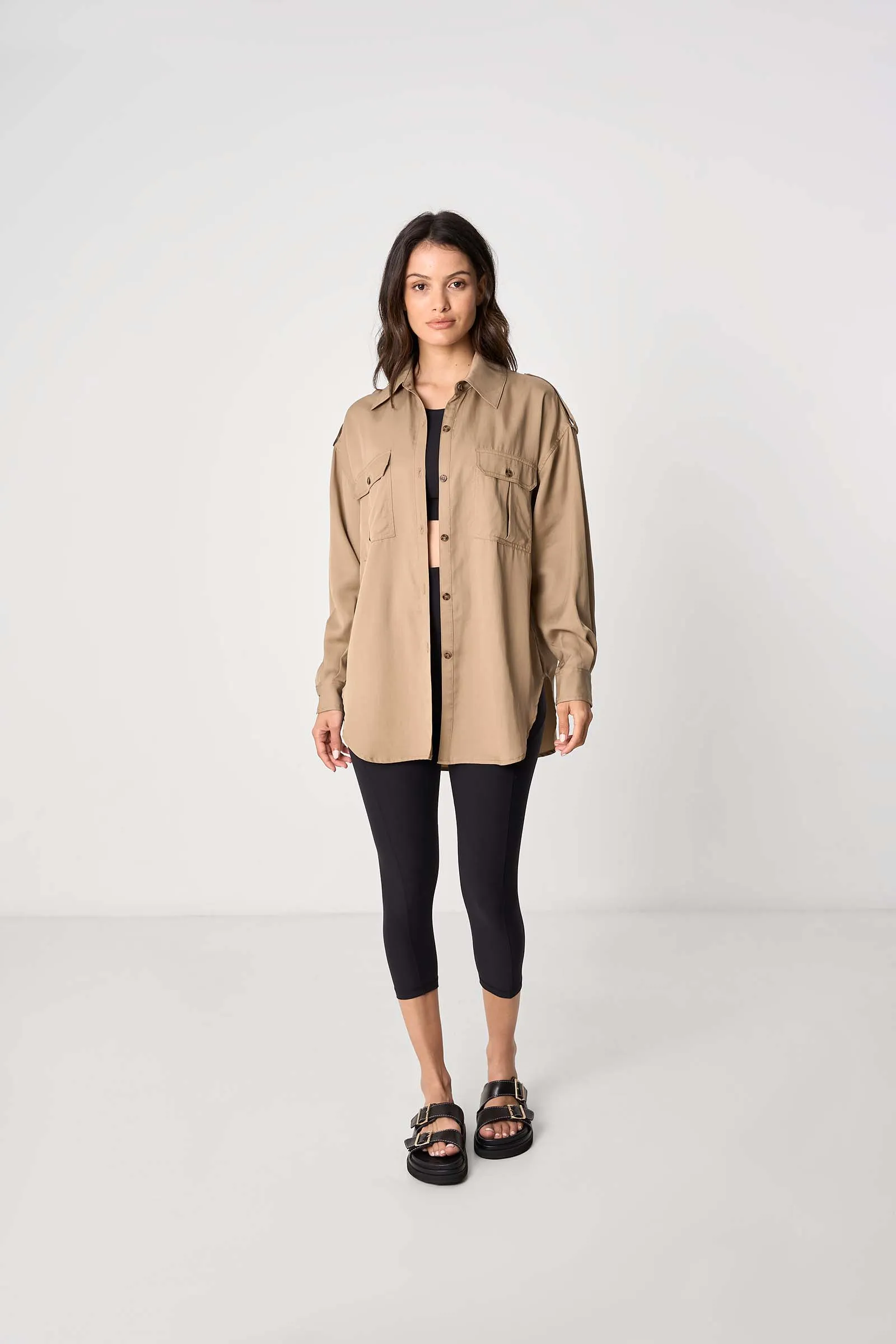 Routine Shirt - Nude