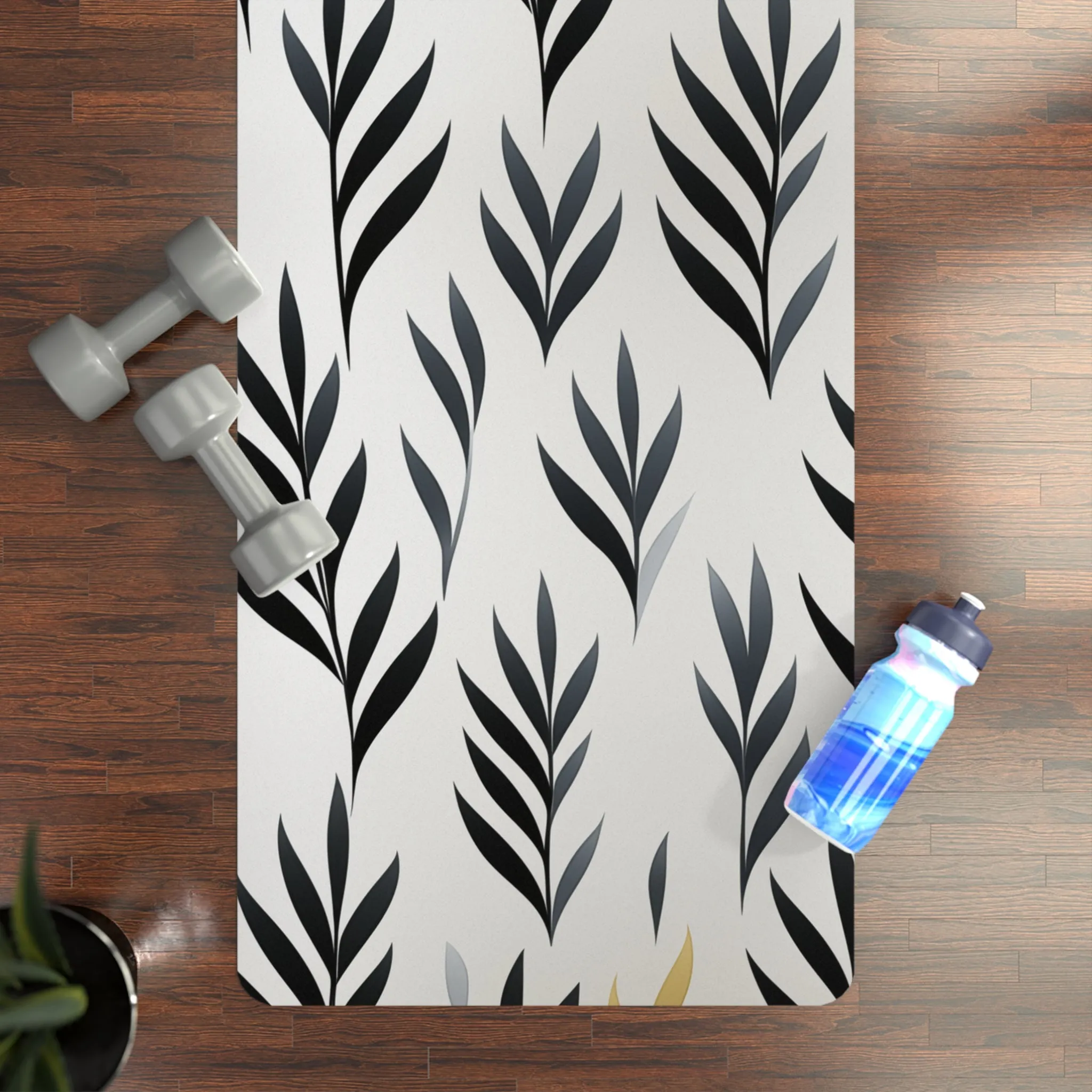 Rubber Yoga Mat- Ferns for Aphrodite