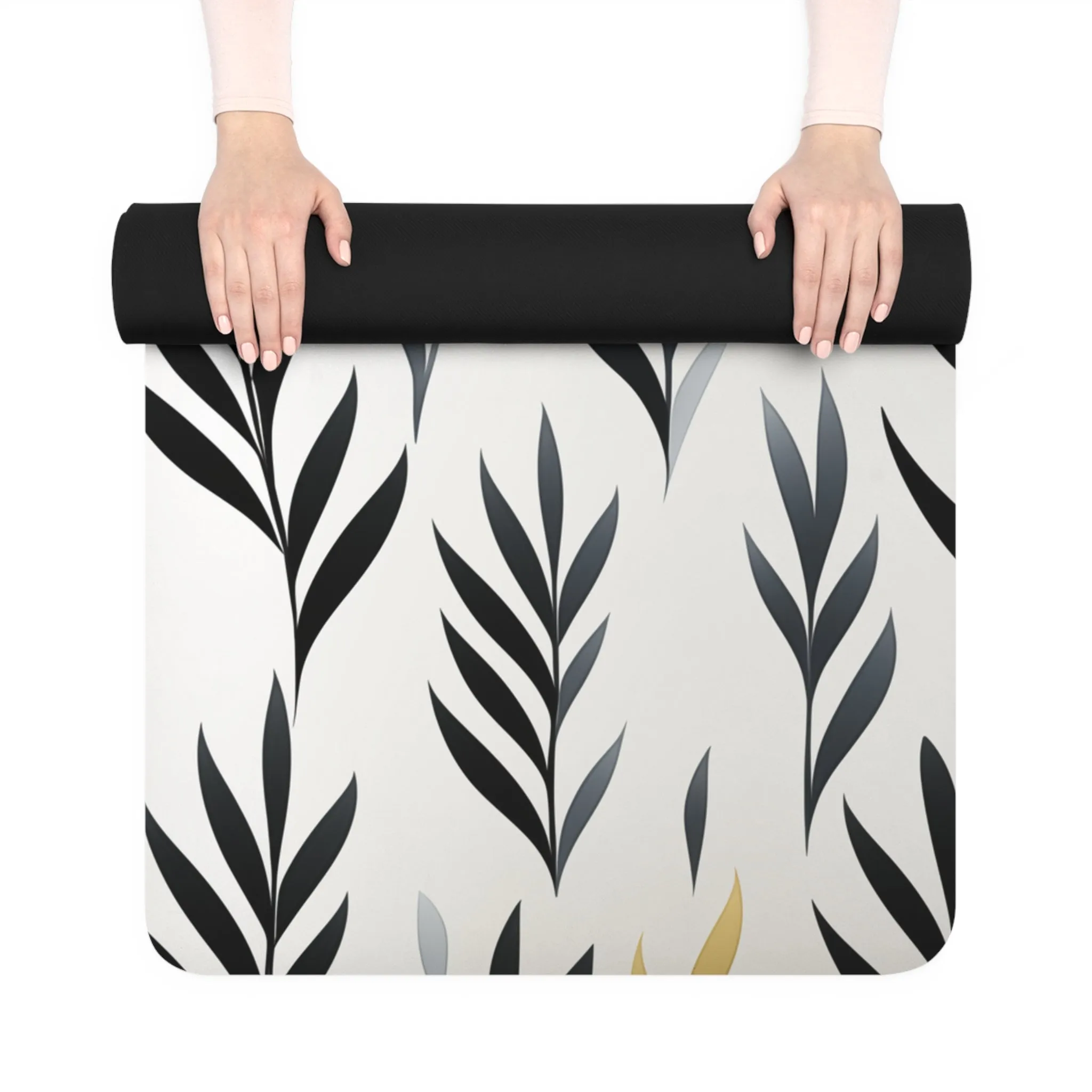 Rubber Yoga Mat- Ferns for Aphrodite