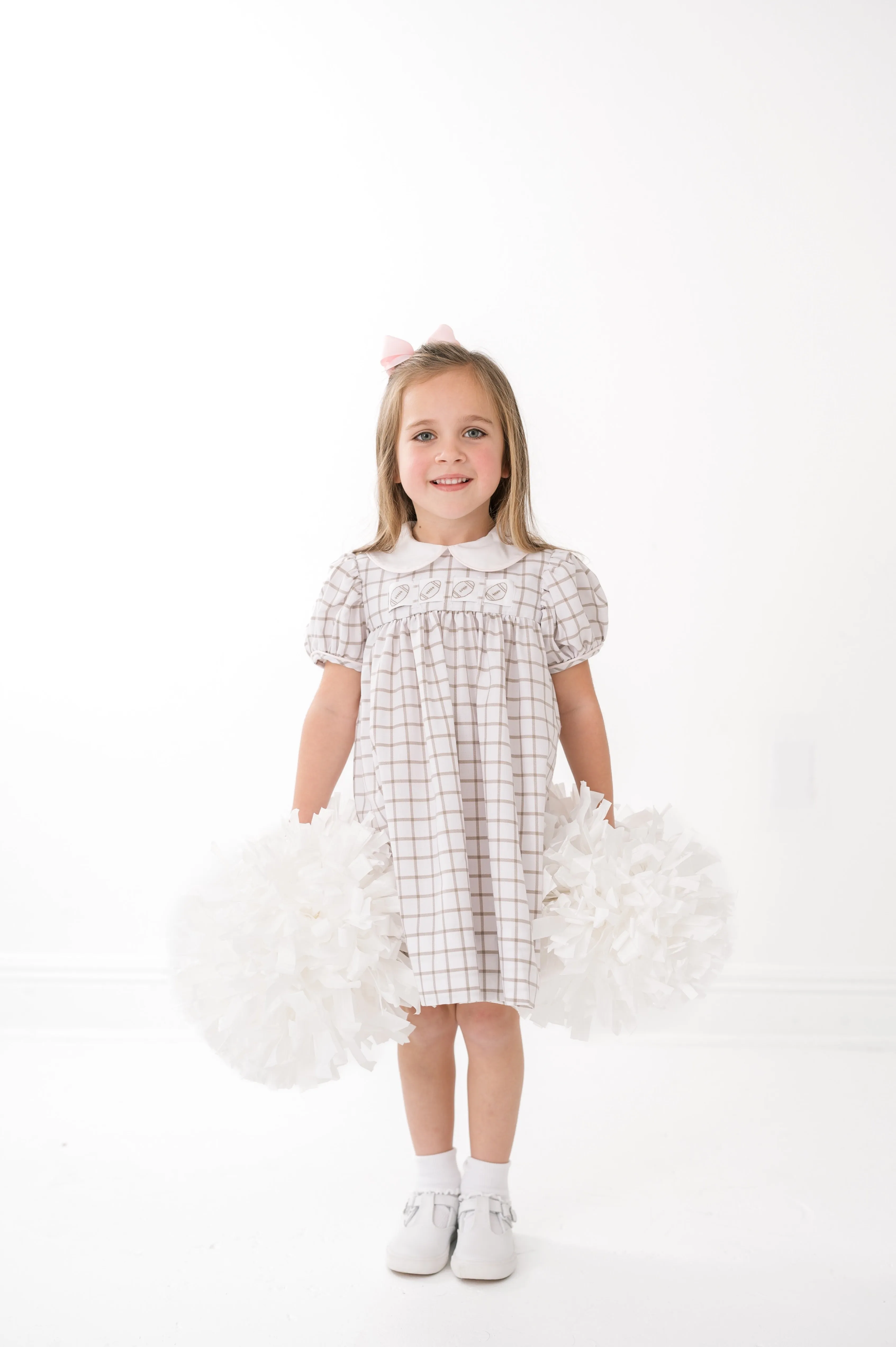 Ruth Ribbon Dress - King Street Windowpane
