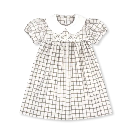 Ruth Ribbon Dress - King Street Windowpane
