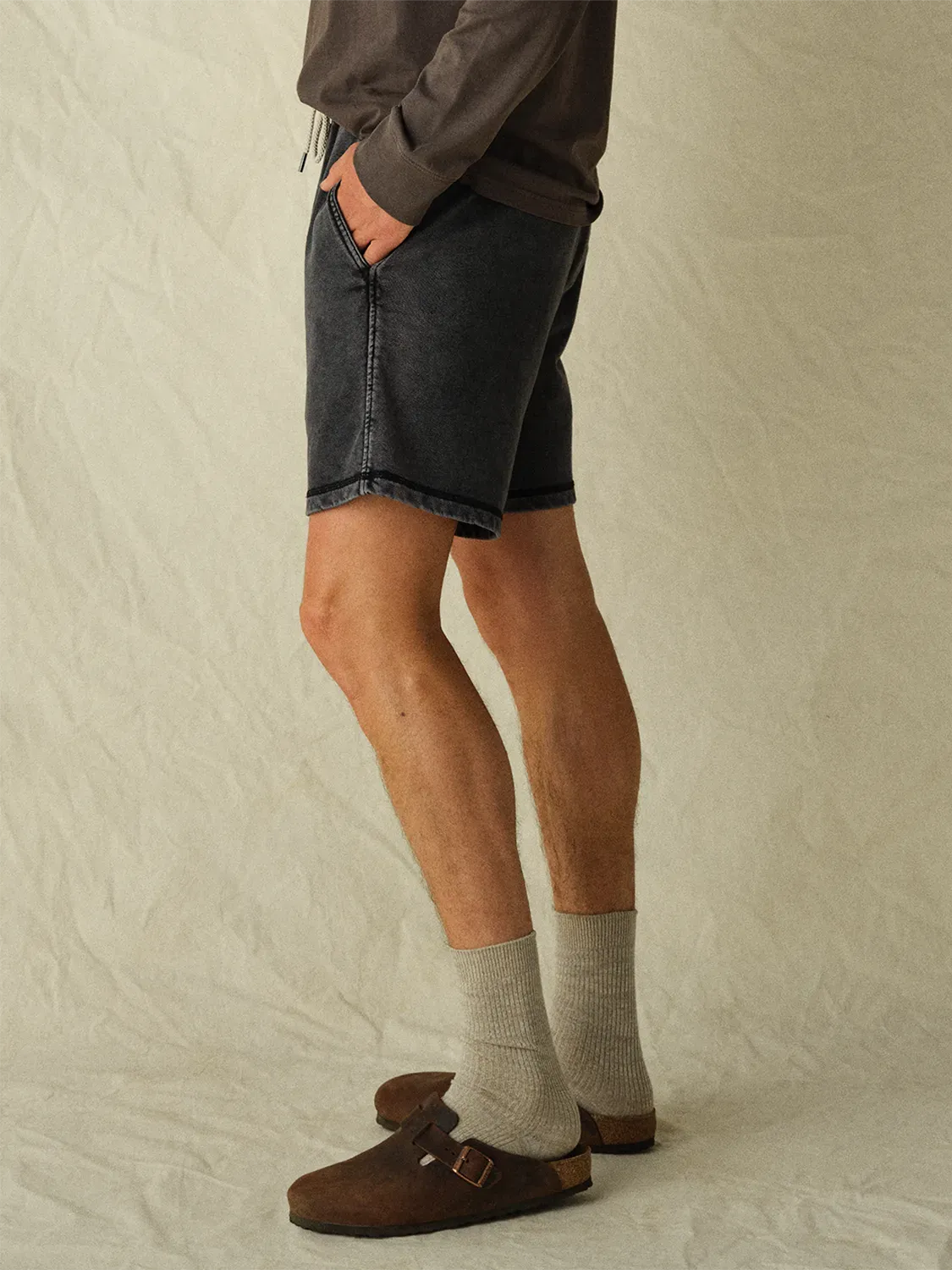 Saltaire Sweatshort | Black