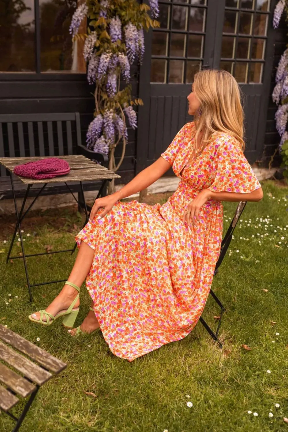 Sara® | Elegant Floral Maxi Summer Dress