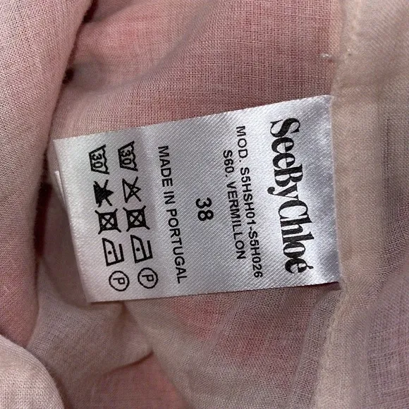 See By Chloe ruffle trim Dress Shorts 38 6