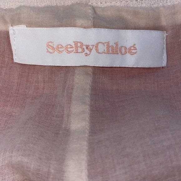 See By Chloe ruffle trim Dress Shorts 38 6