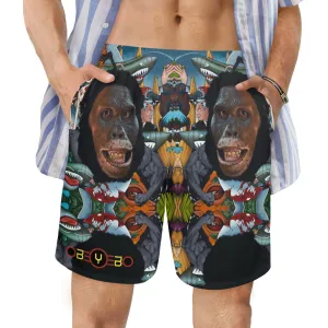 Selfie Men's Elastic Beach Shorts