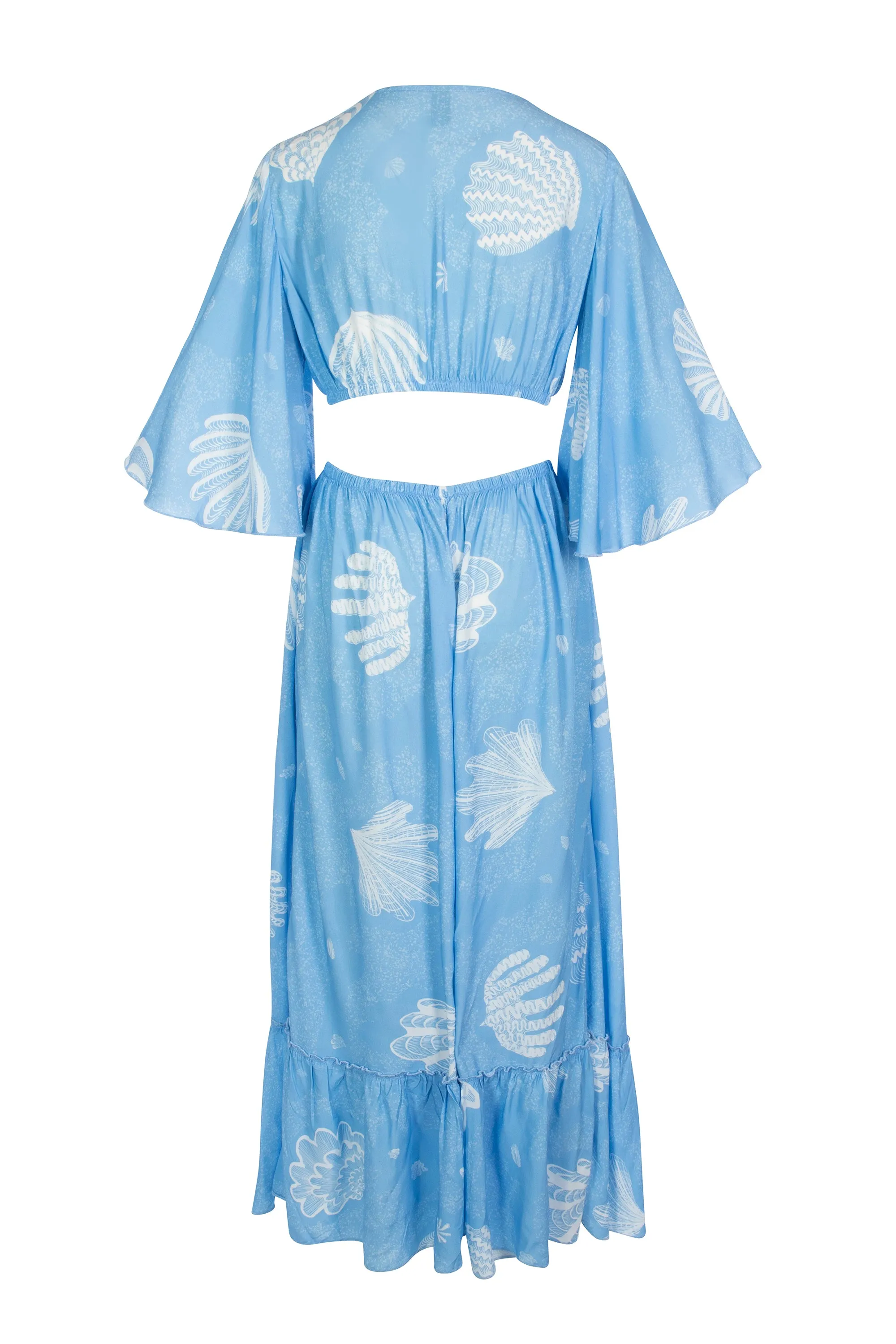 Shellegance White Shell and Sand - Lisbon Dress