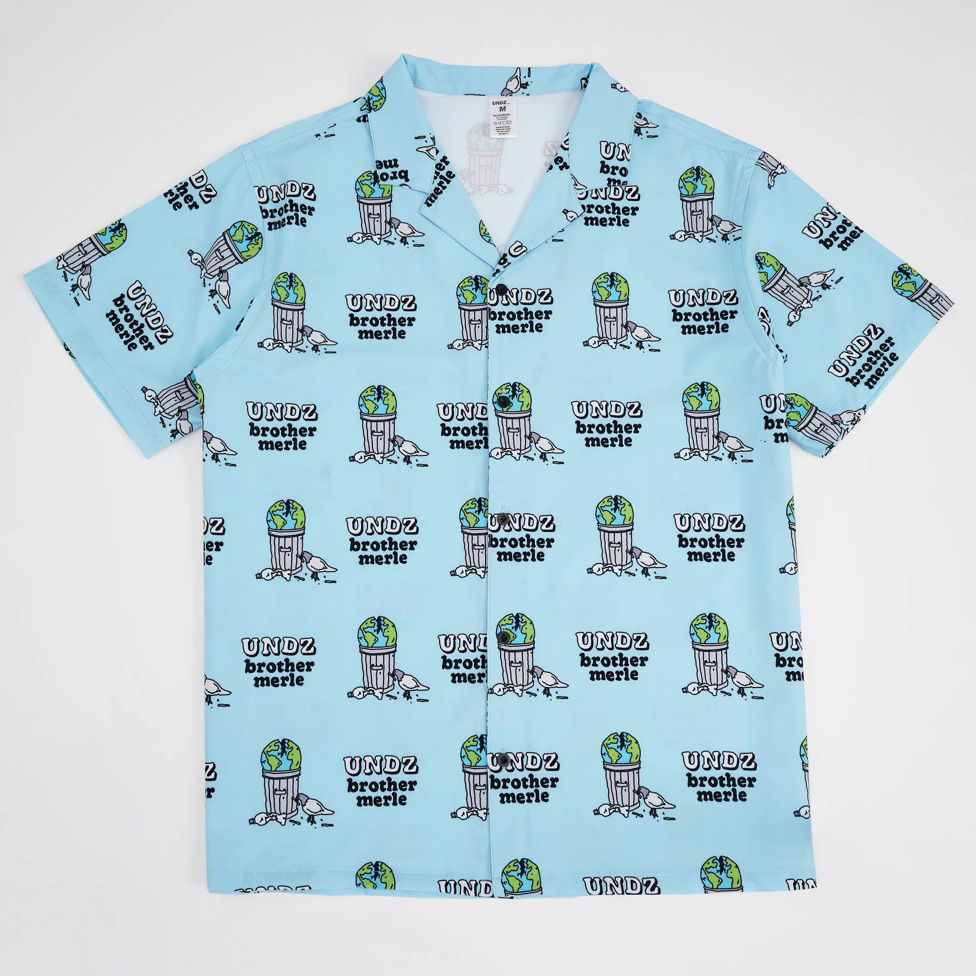 SHORT SLEEVE SHIRT BROTHER MERLE TRASH BLEU