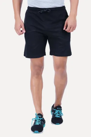 Shorts - Black Knitted Shorts For Mens | Ariser